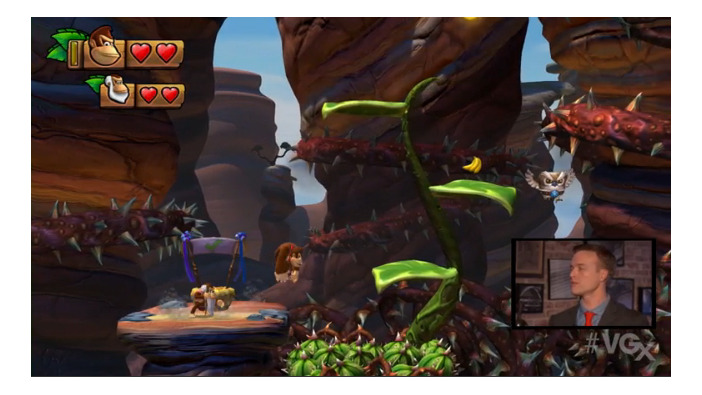 VGX: Wii U『ドンキーコング トロピカルフリーズ』クランキーコングのプレイアブル動画が発表