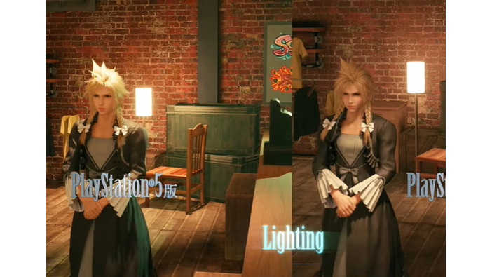 『FF7R INTERGRADE』PS4版との比較シーンも増加！PS5版のパワーアップポイントを紹介する新映像公開