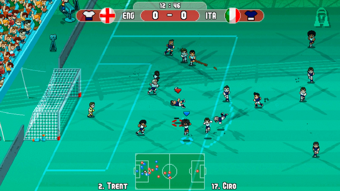 90年代レトロ風サッカー『Pixel Cup Soccer』―『実況ワールドサッカー』と『熱血高校ドッジボール部 サッカー編』にウルグアイのサッカーとラテン魂をミックス【開発者インタビュー】