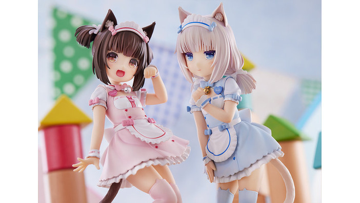 “制服の下”までこだわった紳士向け！『ネコぱら』ショコラとバニラが立体化、二人並べば堪らなくキュート