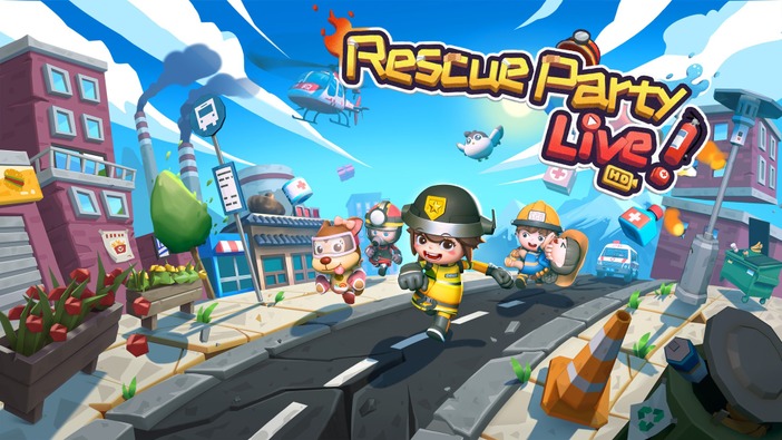 4人協力対応・災害救助活動アクション『Rescue Party: Live!』SteamとEpic Gamesストアで発売