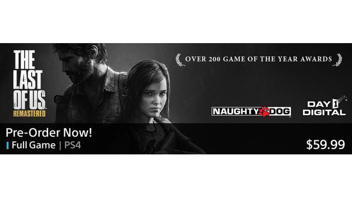 公式がフライング、PS4版『The Last of Us』予約画面がPSNにリーク