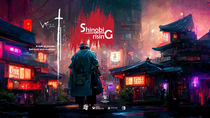 日本風サイバーパンクゲーム『Shinobi Rising』発表！忍として殺人事件の謎を追う