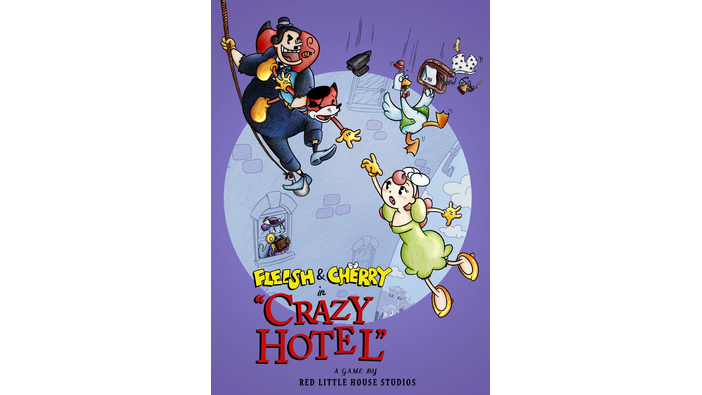 クラシックなカートゥーン風ADV『Fleish & Cherry in Crazy Hotel』がSteam Greenlightにて公開中、無料デモ版も