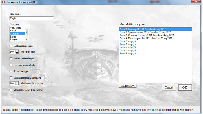激シブ骨太な海戦シム『Rule the Waves 3』がSteamにてリリース！自分だけの歴史を紡ごう。