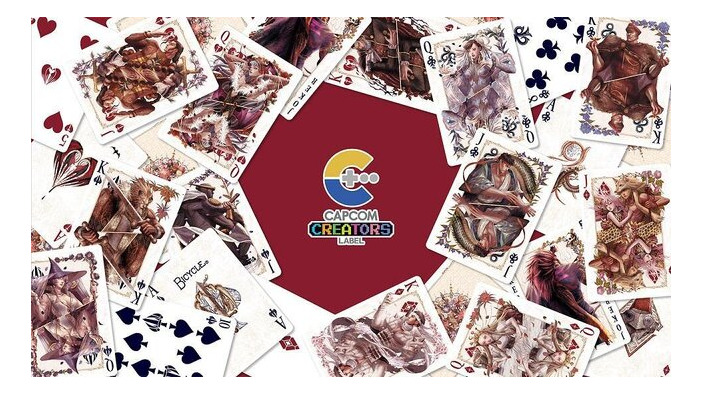 リュウ、モリガンら「カプコン格ゲーキャラ」が超カッコ良いトランプに！西洋風アレンジ光る新グッズ展開