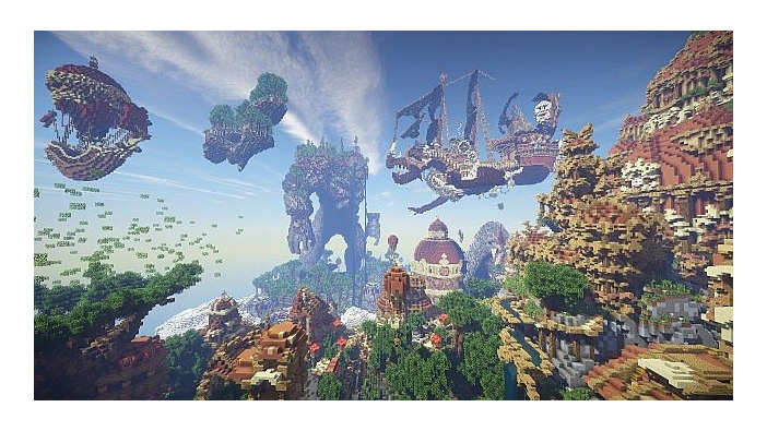 海外の『Minecraft』巨大建築コンテストが決着！雲をも突き抜ける大都市が続々公開