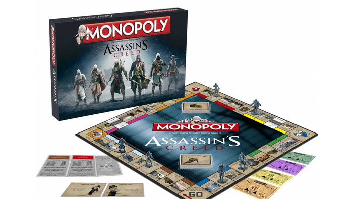 『Assassin's Creed』版モノポリーが欧州向けに発表、10月より発売開始へ