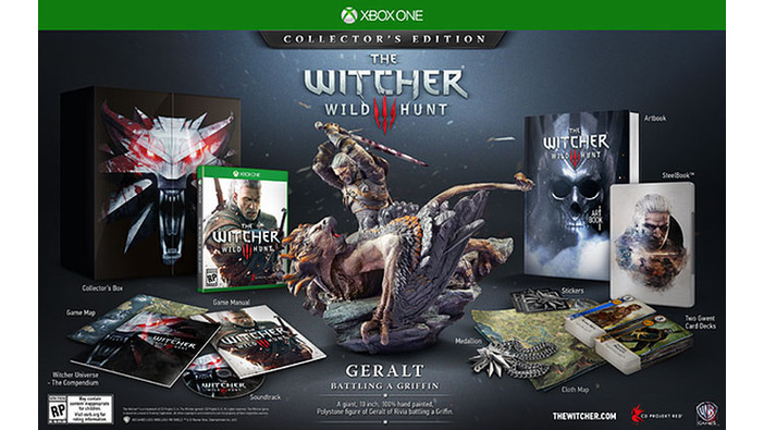 『The Witcher 3: Wild Hunt』カードゲーム付きのコレクターズエディションは海外でXbox One独占販売