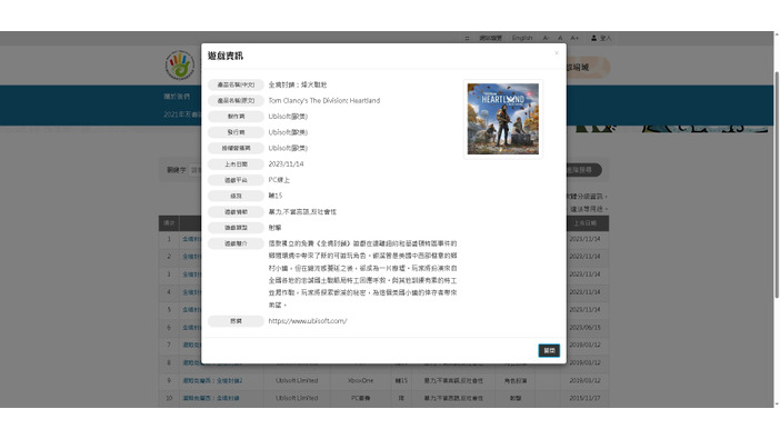 『ディビジョン』シリーズ新作『Tom Clancy’s The Division Heartland』台湾でレーティング審査通過