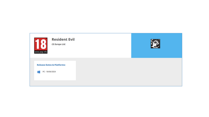 初代『バイオハザード』オリジナル版がPCに再び？海外レーティングページに掲載