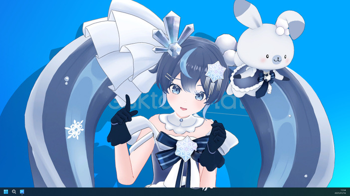 あなたのPCに「雪ミク」がやってくる！『Desktop Mate』「雪ミク「SNOW MIKU 2025 Ver.」 DLC」リリース