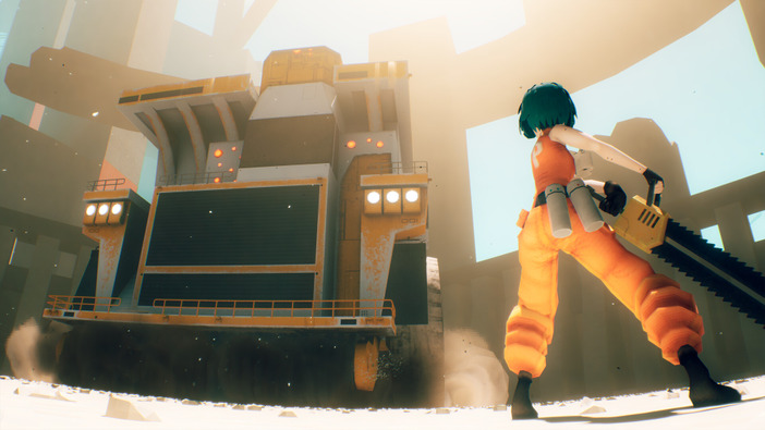 巨大なダンプカーやヘリコプターとも戦う廃墟パルクールアクション『MOTORSLICE』トレイラー第二弾公開！