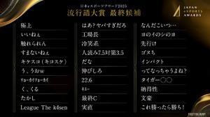 「League The k4sen」「すまないねぇ」「なんだこいつ…」などが最終候補に―「日本eスポーツアワード」流行語大賞2025最終候補が発表 画像