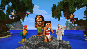 『マインクラフト』に「モアナ」スキンパック登場！ Wii U/スイッチ版でXboxキャラスキンが配信も 画像