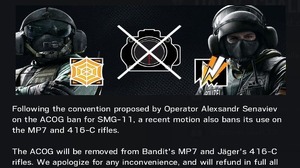 『レインボーシックス シージ』Jager/Bandit「ACOG削除の悲劇」から1年…公式Twitterが