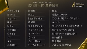 日本eスポーツアワード 流行語大賞2024、最終候補を発表―「師弟杯」「頭っつーか胴だよ胴！」…シーンを賑わせたワードが並ぶ 画像