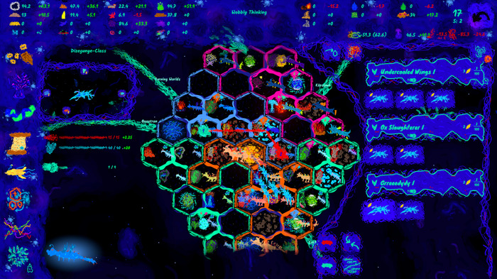 300以上のテクノロジーを駆使して銀河の支配者たる軍事力を見せつけろ!サイケデリックなグラフィックが目を引く4Xストラテジー『Entrotria』発表