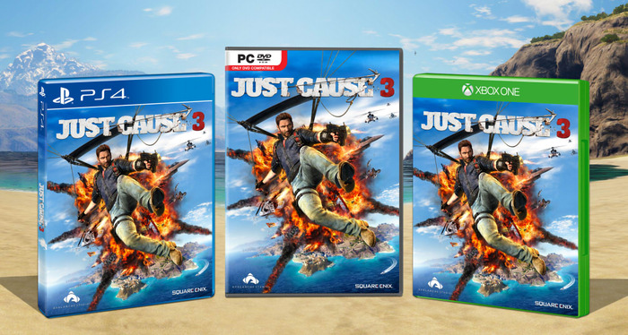 『Just Cause 3』ボックスアート公開！爽快感溢れるパッケージをチェック