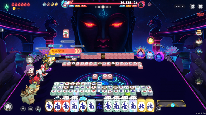 ローグライク超インフレ麻雀『黄泉に落ちても麻雀』9月15日のアップデートで日本語ボイス実装＆Mac対応！得意技“九蓮宝燈”の更なる強敵も登場