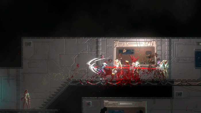 宇宙的恐怖も血が出るなら殺せる。臓物&血しぶきマシマシのSFスタイリッシュACT『Katanaut』Steam配信！