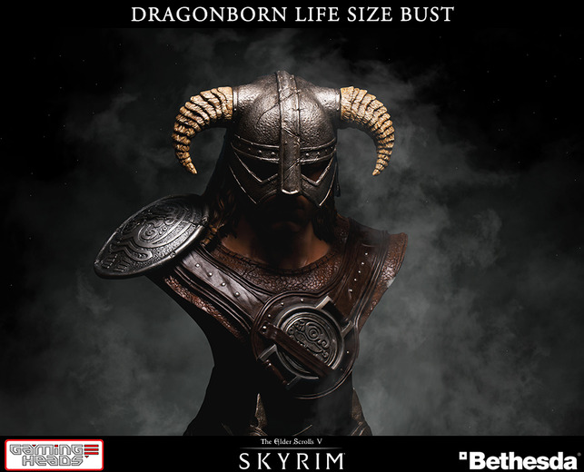 『TES V: Skyrim』ドラゴンボーンの超リアルな胸像登場！世界で600個限定販売
