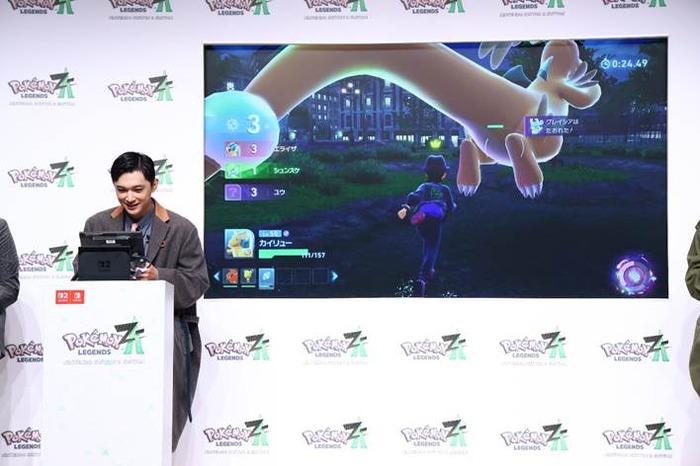 吉沢亮さん、池田エライザさん、オズワルドが四つ巴のポケモン対決！『ポケモンレジェンズZ-A』ミアレシティやメガシンカにちなんだトークショーなど実施の、発売記念イベントレポート