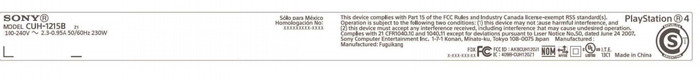 新型PS4登場か？1TB HDD搭載のCUH-1215Bが米FCCの資料から明らかに