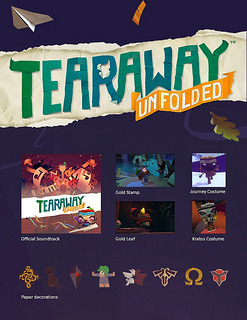 PS4『Tearway Unfolded』の北米発売日決定―フルHDの小さな紙細工世界