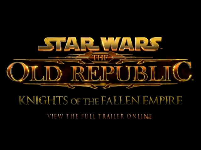 【E3 2015】『Star Wars: The Old Republic』拡張「Knights of the Fallen Empire」が発表