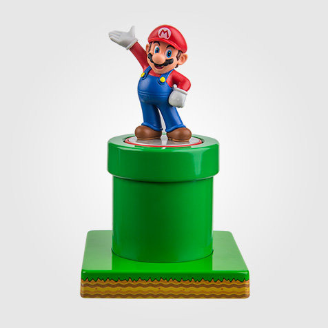 【E3 2015】amiibo用ディスプレイに土管やスタンドが登場…GC風コントローラの新カラーも