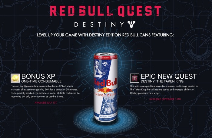 『Destiny』とRed Bullのコラボが海外発表―ボーナスEXPや拡張早期アクセス権を収録