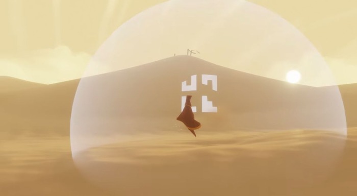 PS4版『風ノ旅ビト』7分のゲームプレイ―序盤の広大な砂漠を探索