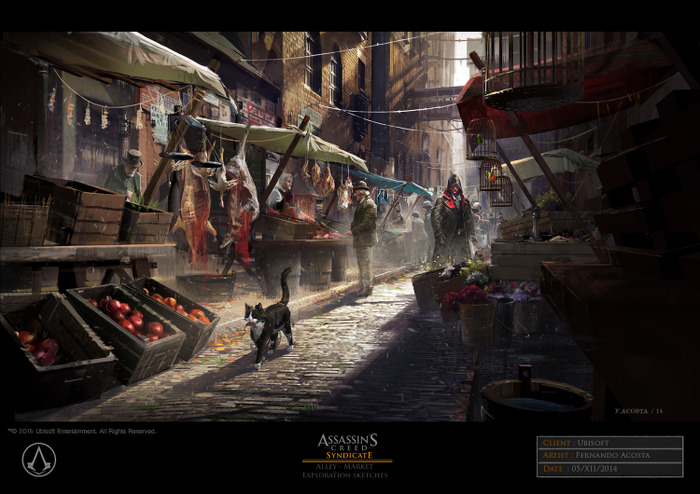 雰囲気抜群！『Assassin's Creed Syndicate』近代ロンドンを描くコンセプトアート