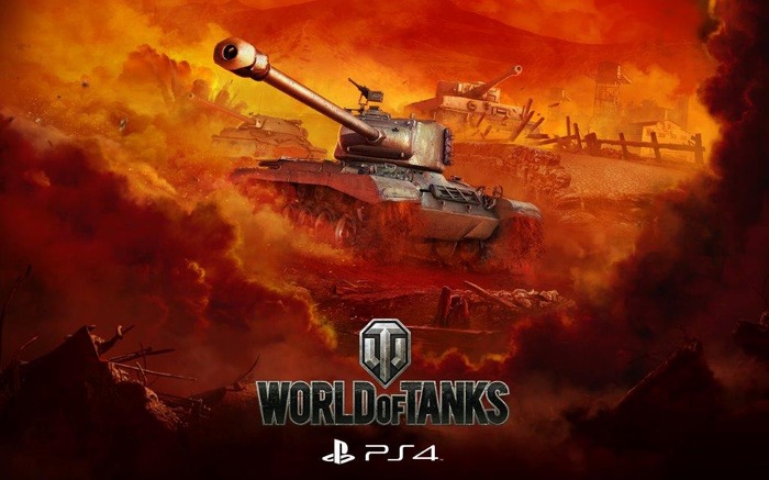 PS4版『World of Tanks』オープンβが12月4日から3日間開催!初代PSカラーのプレミアム車輌も限定配布