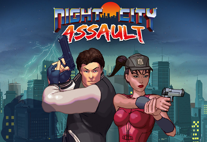 懐かしさを感じる新作ベルトアクション『Night City Assault』がKickstarter開始