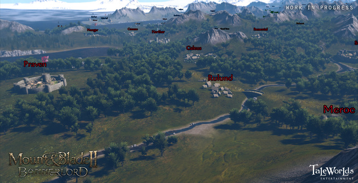 世界の動きに触れる『Mount & Blade II』最新情報―全体マップの映像も