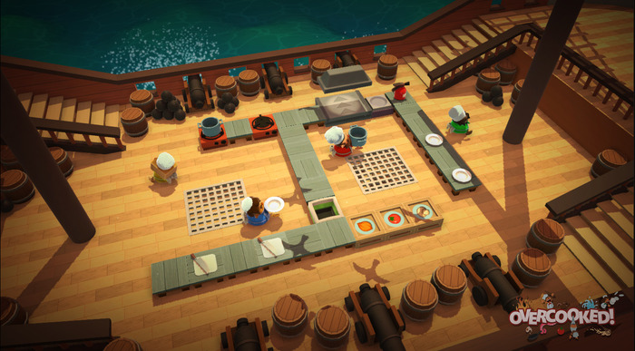 カオスな厨房でお料理する新作Co-opゲーム『Overcooked』が発表