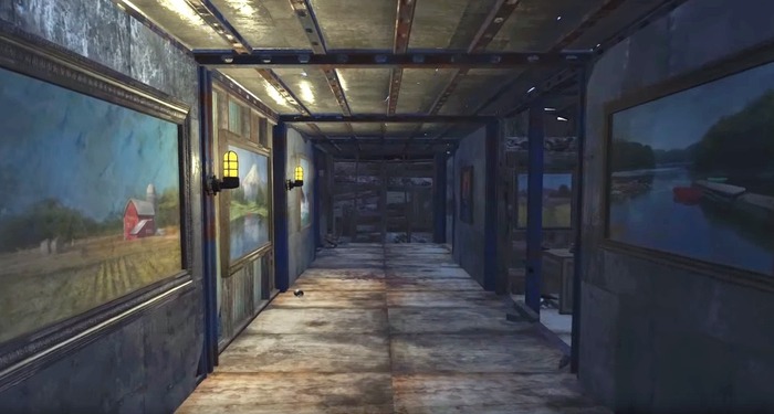 PS4版『Fallout 4』拠点クラフトで『P.T.』を再現！廊下の曲がり角で出会うのは…