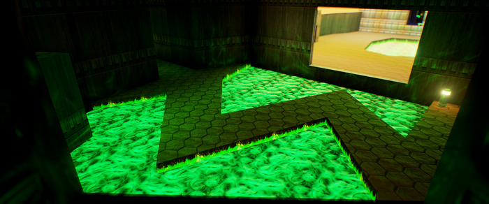 海外ファンが初代『Doom』序盤マップ「E1M1」UE4で再現！美しく蘇る名マップ