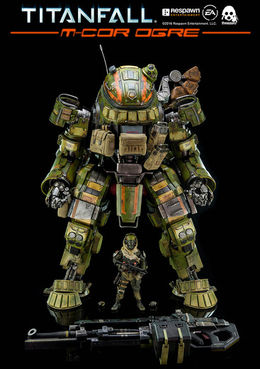 threezeroの『Titanfall』全高約50cmの「オーガ」フィギュアが国内で3月29日より予約販売開始