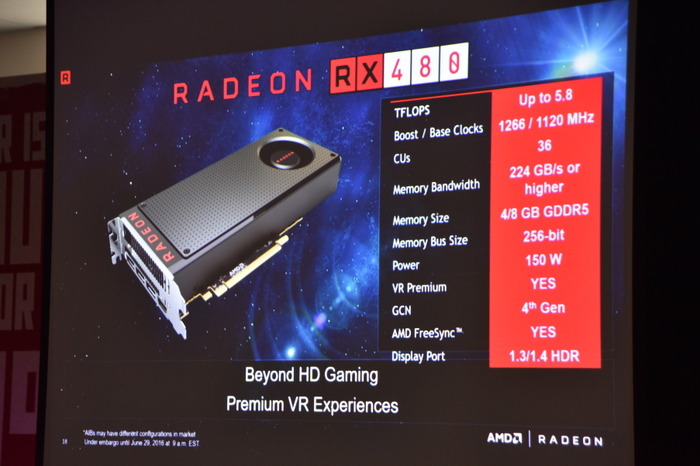 VR普及を目指す低価格GPU「Radeon RX 480」の実力とは―国内向け説明会レポ