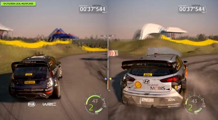 公式ラリーゲー最新作『WRC 6』は、画面縦分割プレイを実装！
