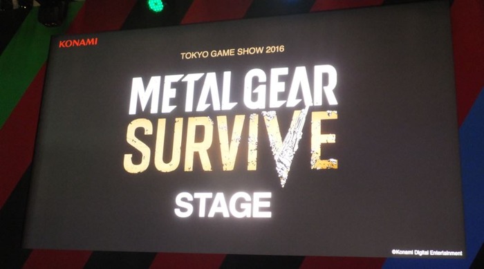 【TGS2016】『METAL GEAR SURVIVE』ステージイベントに是角有二が登壇！ 『TPP』などに関わった開発者が、初プレイ映像を通して本作を紹介