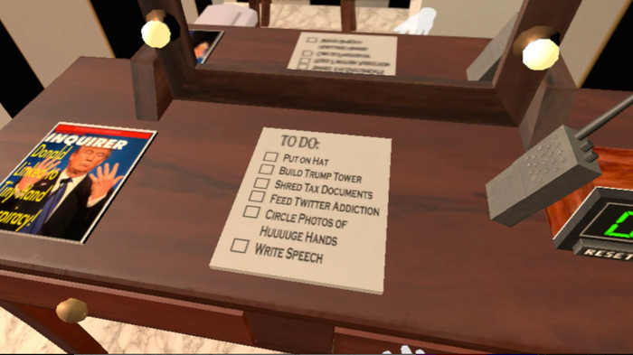 トランプ氏になろう!HTC Vive向け『Trump Simulator VR』が98円でSteam配信中