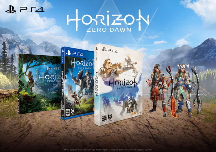 PS4新作『Horizon Zero Dawn』国内初回限定版にアートブックが付属