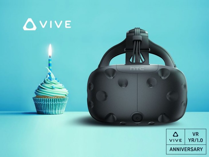 VRデバイス「HTC Vive」が4月5日で発売1周年！―「Vive Day」として1万円引きなど実施