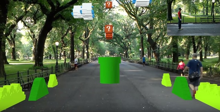 HoloLensで『スーパーマリオ』ステージを再現！ニューヨークがキノコ王国に