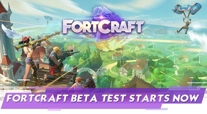 NetEaseのモバイル向けバトロワTPS『FortCraft』テスト参加受け付けがスタート、建築要素ももちろんアリ
