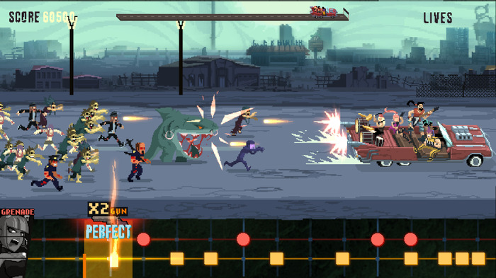 リズムメタルシューター『Double Kick Heroes』が早期アクセス開始！ 日本語にも対応